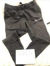Champion Authentic Athleticwear Black Cotton Sweatpants Joggers Sz M 2026020040