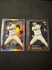 2025 Chrome Update- Hayden Birdsong #USC159- Sepia Refractor (RC) Giants LOT!