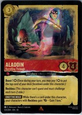 Aladdin - Barreling Through - 123/204 - Whispers in the Well - Lorcana Cold Foil