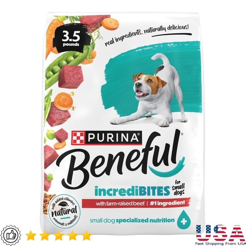 Kibble Beef Protein Natural Vitamins Minerals 3.5lb New