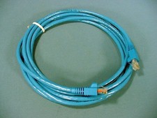 Leviton 62460-10L Cat6 Light Blue 10ft Extreme Ethernet Cable Data Patch Cord