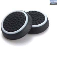 Black  White Joystick Grip Caps for Switch NS Controllers - Enhance Your Game