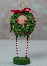 Lori Mitchell Christmas Figurine ~ Christmas Kisses