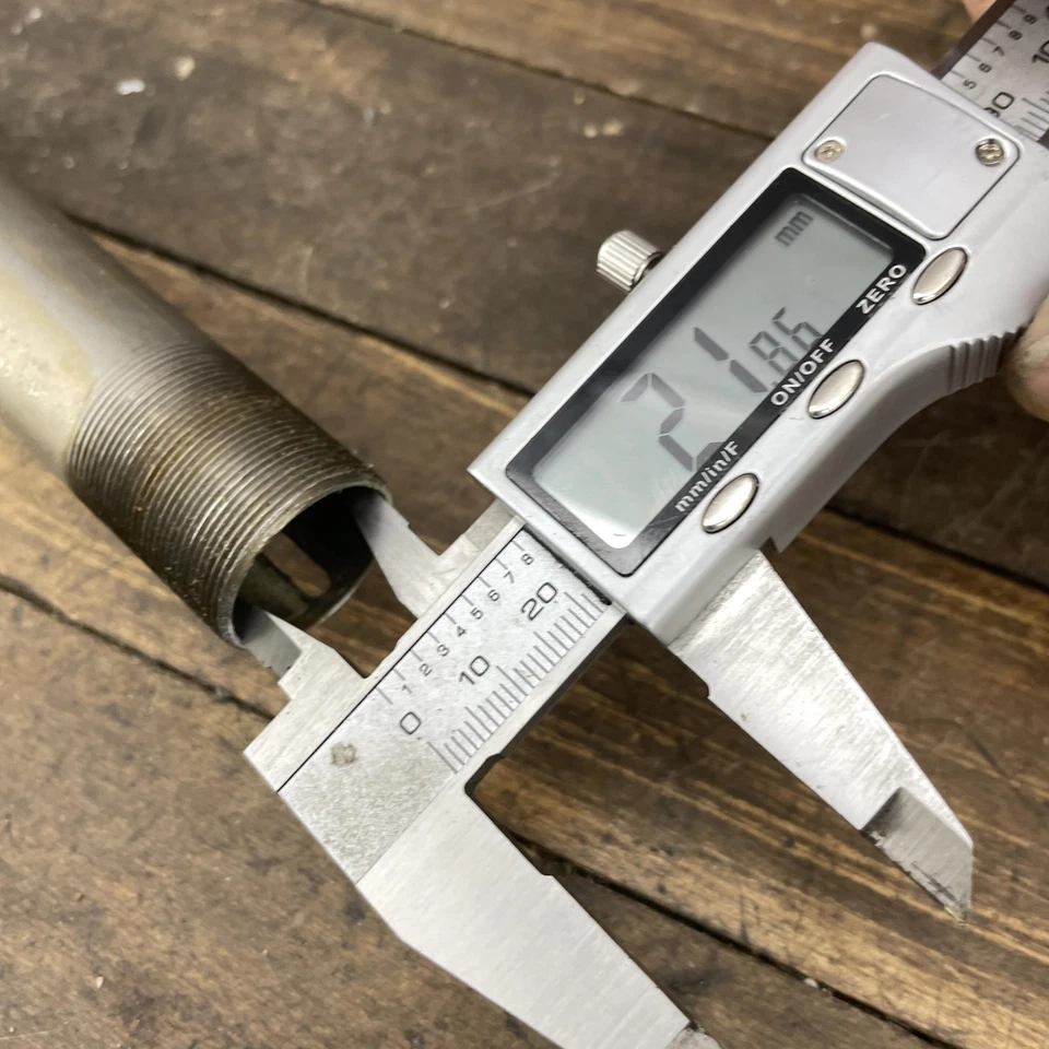 Vintage Peugeot Road Bike Fork 27 in Threaded Steel French 70s 80s 25.0mm - Image 3 of 4