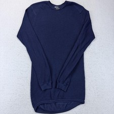 BRYNJE Super Thermo Shirt Mens 2XL Blue Mesh Thermal Long Sleeve Base Layer