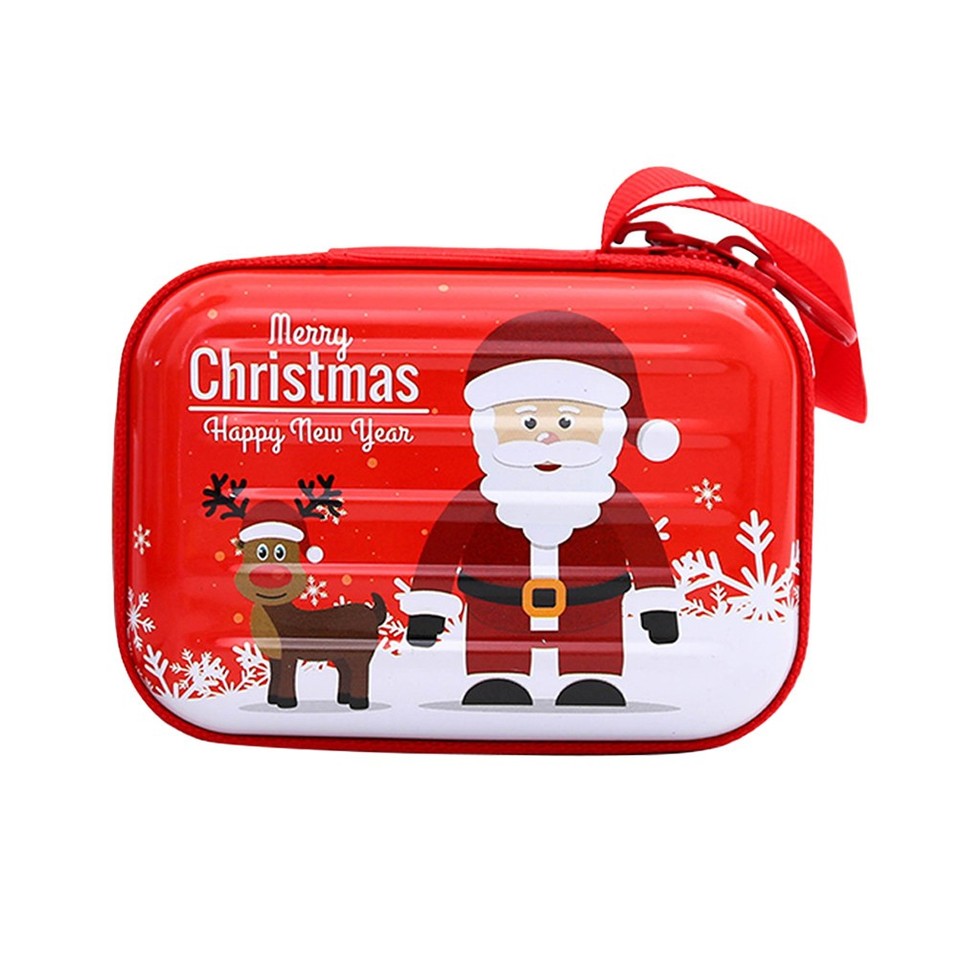 Christmas Key Bag Coin Pouch with Zipper Assorted Color Small Wallet ...