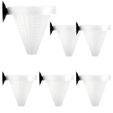 6PCS Aquarium Live Red Worm Cone Feeder Plastic Frozen Brine Shrimp Fish Food...