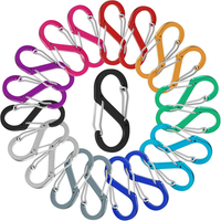 S Karabiner Klein Karabinerhaken Aluminium SchlüSselanhäNger Mini Carabiner 20 S
