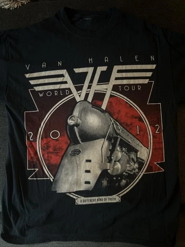 Vtg 2012 Van Halen World Tour Concert T-shirt Mens Medium No Vintage vintage concert t-shirt, vintage, size M, single stitch, B+ condition