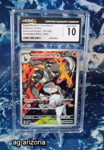Team Rocket's Houndoom graded CGC 10 for sale on eBay