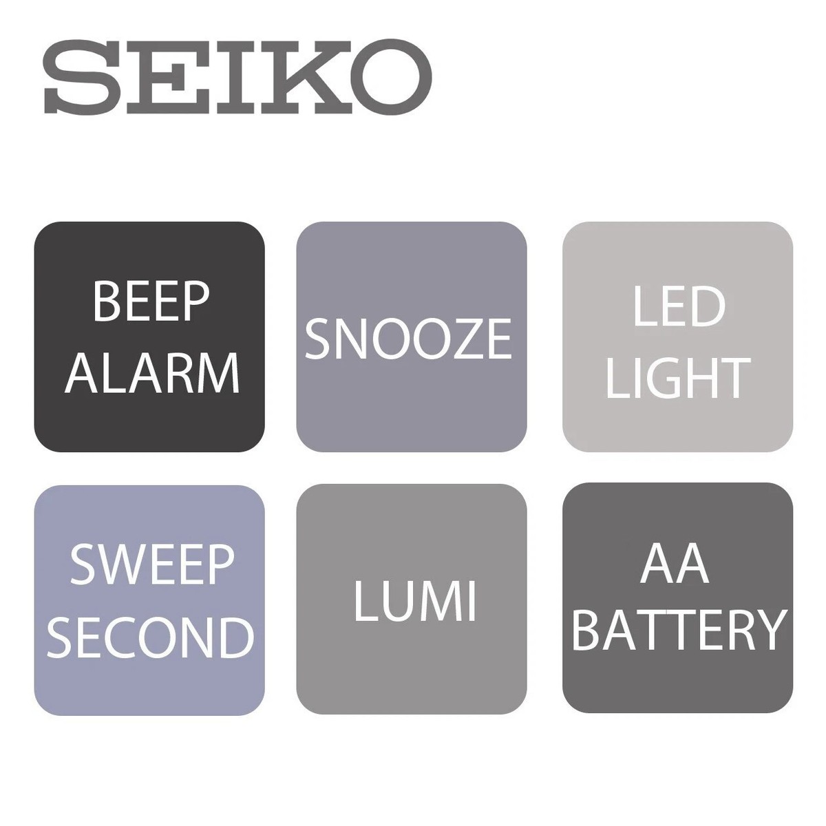 SEIKO PYXIS Alarm Clock Pearl White Japanese Domestic Model | eBay