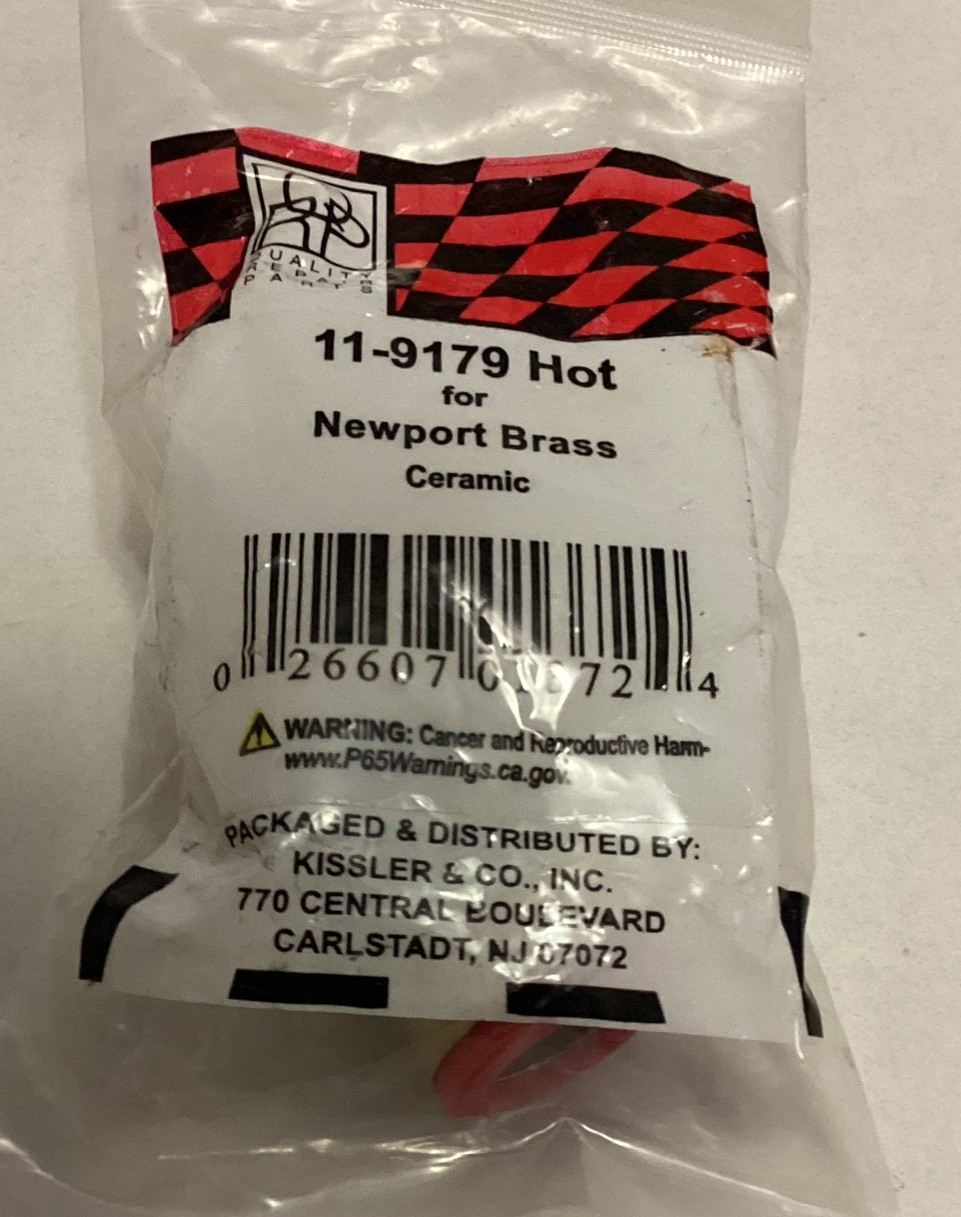 NOS Kissler & Co. Faucet Ceramic Stem 11-9179H For Newport Brass HOT