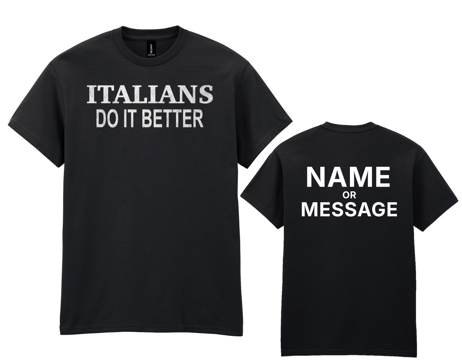 Camiseta Italians Do It Better Usada por Madonna - Música Mensaje Personalizado