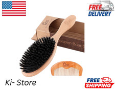 BLACK EGG Boar Bristle Hair Brush   Soft Natural Bristles for Women, Men  Kids,