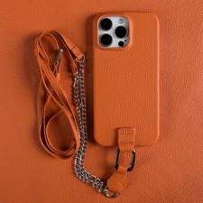 Luxury Genuine Leather Case for iPhone 17 16 Pro Max 15 14 13 12 11 Pro Cover