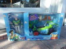 VTG Toy Story Andy RC Buggy Radio Control Buzz Figure with Rocket