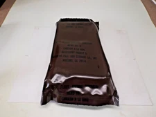 Vintage USA 1980's MRE Brown Bag #9 Chicken a la King Acc Pack A No Expansion