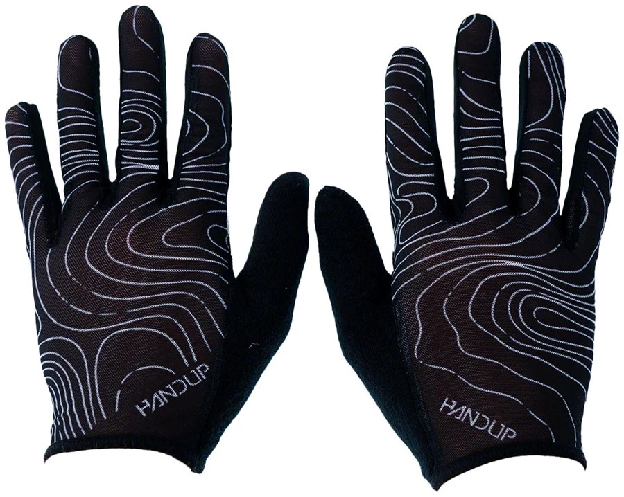 Handup Vented Gloves - Topo Map Black Full Finger Gloves Large Unisex Trekking
Opens in a new window