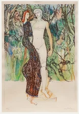 20th Century Etching - Forest Fantasy