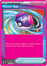 Master Ball 153/162 Holo ACE SPEC Rare Temporal Forces Pokemon Near Mint