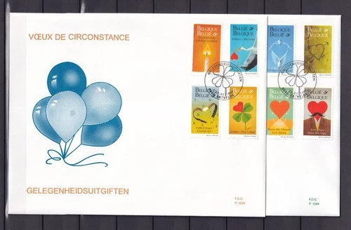 [LG78006] Belgium N°2796/2803FDC First Day Cover COB € 18,00 SUPERB