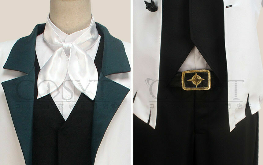 Costume Cosplay Bungo Stray Dogs Stagione 2 - Edgar Allan Poe (Tutte Le Taglie, Personalizzabile) COSYT