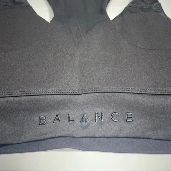 Balance Athletica Vitality Sports Bra Womens XS ? Black Racerback Removable Pads - Image 4 of 4