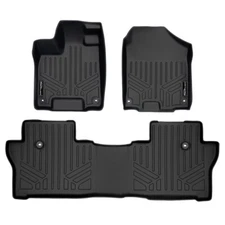 Smartliner Black 1st & 2nd Row Floor Liners for Honda Passport