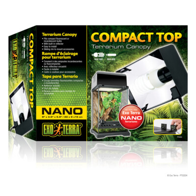 Exo Terra Compact Top Nano Terrarienabdeckung für Lampen 20x9x15 cm