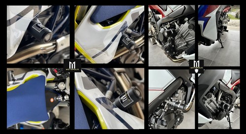 KAWASAKI ZX6R ZX9R NINJA 1998-2002 - CRASH PADS PROTECTORS BOBBINS STURZPADS - Picture 6 of 7