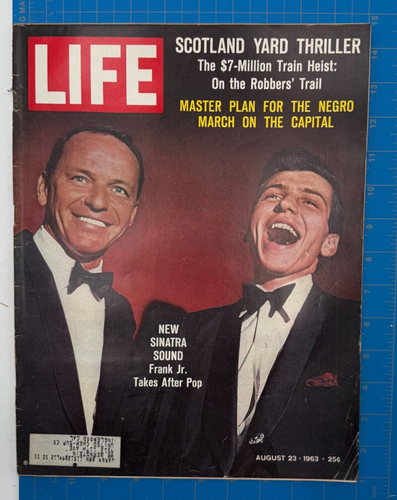 August 23, 1963 - Life Magazine - New Sinatra Sound Frank Jr Takes After Pop