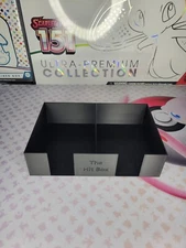 "The Hit Box" Top Loader Penny Sleeve Box Holder Organizer for Trading Card Game