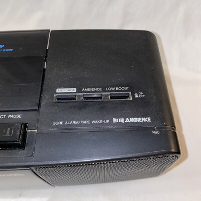 Vintage Panasonic RC-X250 AM/FM Cassette Digital Clock Radio