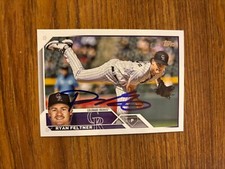 2023 Topps Colorado Rockies Ryan Feltner Autographed Baseball Card #US84