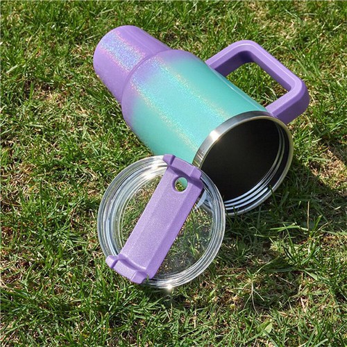 Nuovo bicchiere 40 oz sfumato acciaio inox isolato sottovuoto regalo compleanno - Foto 3 di 17