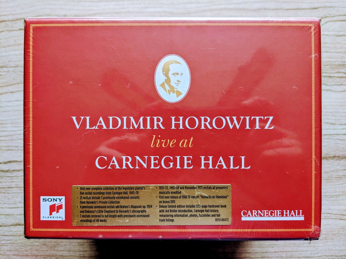 欧42discs CD Vladimir Horowitz Vladimir Horowitz live at Carnegie Hall  88765484172 Sony Classical 紙ジャケ /01800 Horowitz, Vladimir - Live At Carnegie Hall: The Historic