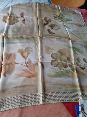 Tuch Seide made In Italy Handdruck Codello 
