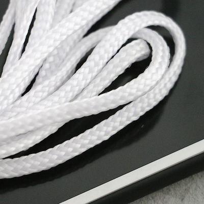 Drawstring cord 1/4'' 100% polyester Round Braided  White or Black 144 or 10 yard