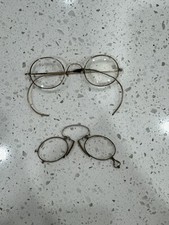 Antique Wire Frame Eyeglasses/Spectacles Vintage  Extremely Rare 
