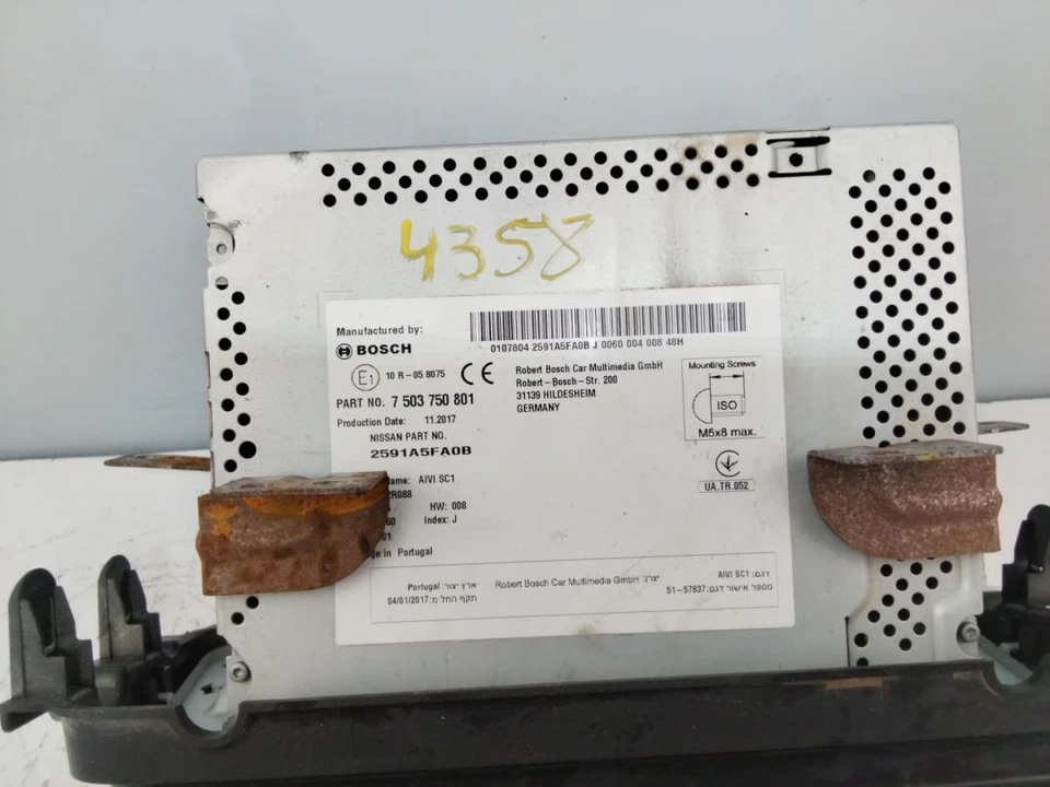 7503750801 Sistema Audio/Radio Cd para NISSAN MICRA (K14) Urban 2017 1641406 - Imagen 4 de 4