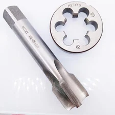 US Stock HSS M27 x 1mm Tap & M27 x 1.0mm Die Metric Thread Right Hand