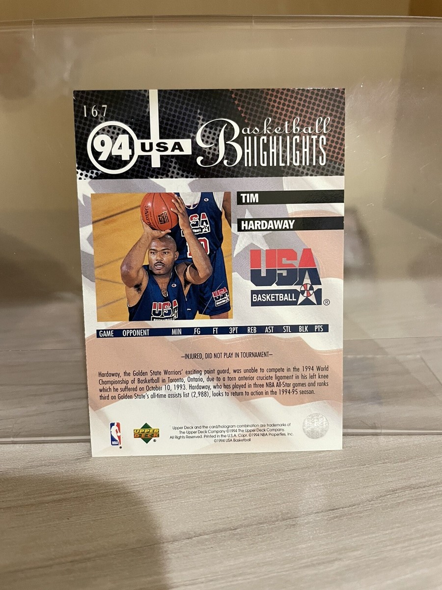 1994-95 Upper Deck Basketball Card #167 Tim Hardaway USA | eBay