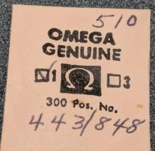 NOS Genuine Omega 510 Watch Setting Set Lever Part 443 / 848