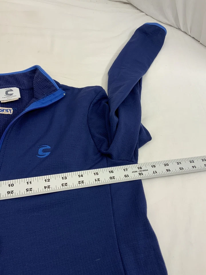 Pullover Cannondale 1/2 Cremallera Talla S Azul Ciclismo Manga Larga YGI V1-160 Foto 3 de 4