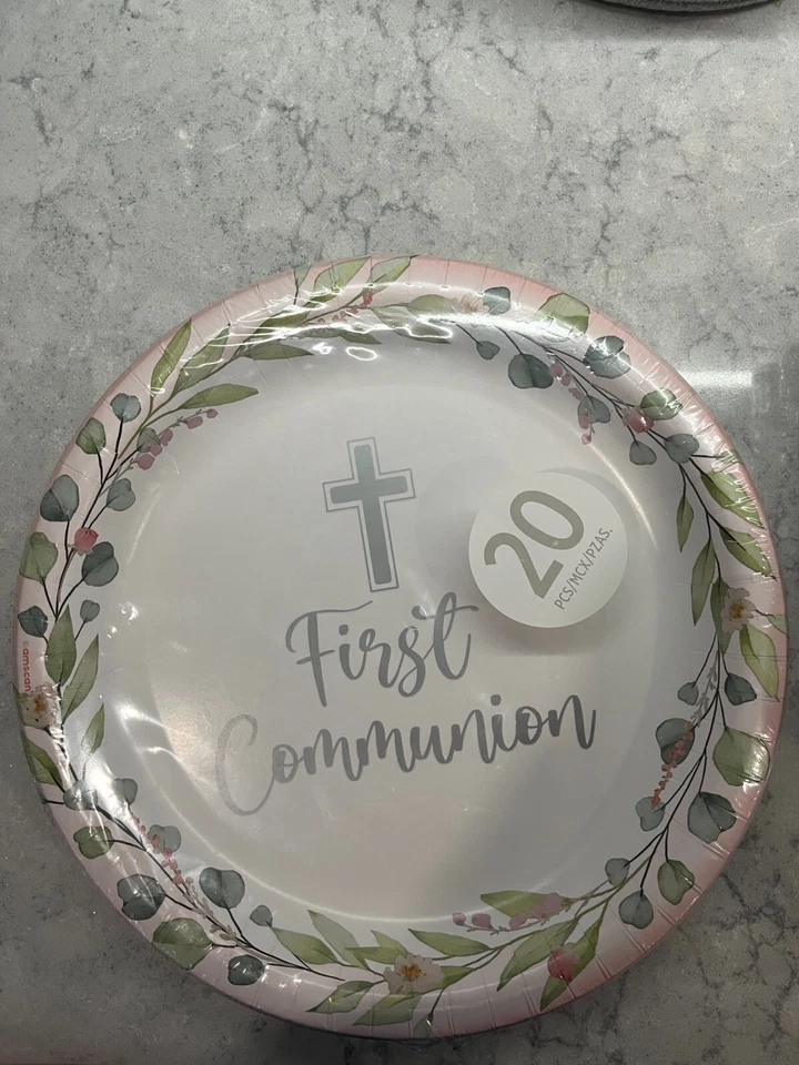First Communion Party Plates & Napkins Bundle - NWT - Image 3 of 3