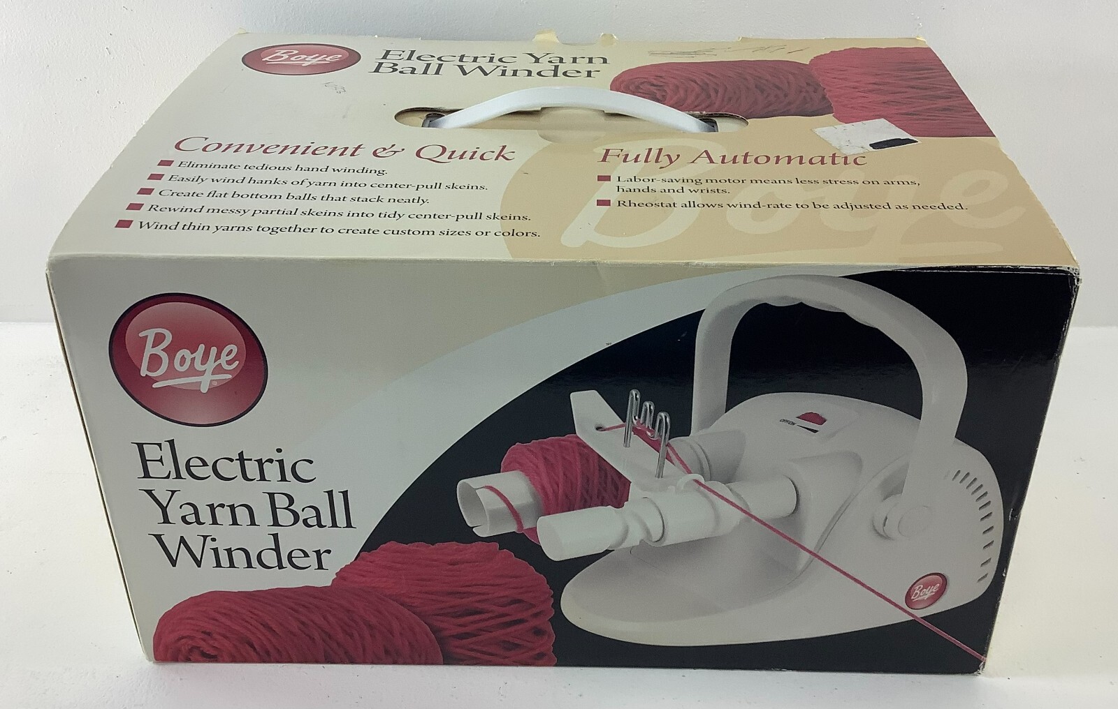 Boye automatic electric yarn ball winder transports.gov.gn