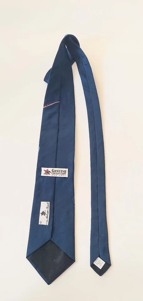 Budweiser Bud Light Men's Tie Genuine Collection Frogs Lily Pads 1996 MMG Corp - Image 2 of 4