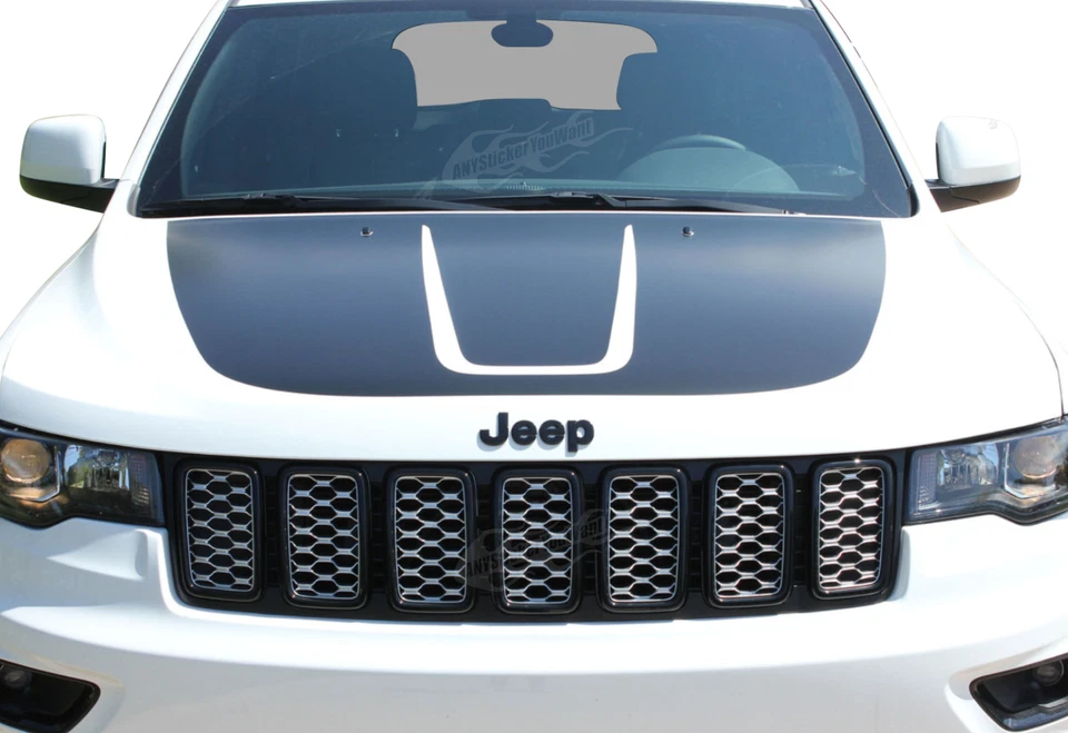 Calcomanía de vinilo Trail Hood para Jeep Grand Cherokee 2011-2021 Foto 3 de 4