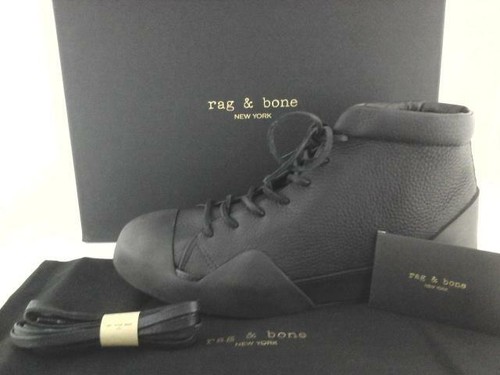 Shoes Boots RB1 Black Leather 