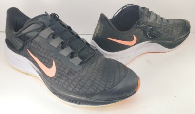 Nike Air Zoom Pegasus 37 Flyease Men Running Shoes Size 14 Black Mango 